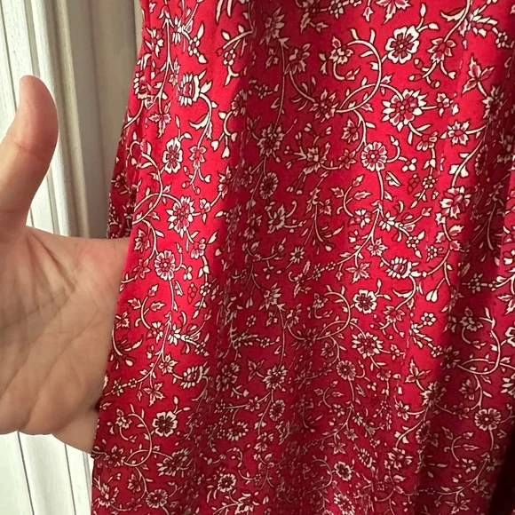 NWT Max Studio red mid-length dress - Picture 4 of 8